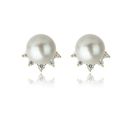 Georgini - Oceans Coogee Freshwater Pearl Earrings Gold