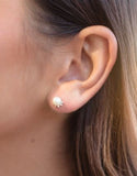 Georgini - Oceans Coogee Freshwater Pearl Earrings Silver
