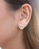 Georgini - Oceans Byron Freshwater Pearl Earrings Silver