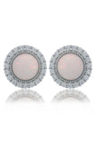 Georgini - Opal Glow Marrinawi White Created Opal Earrings Silver