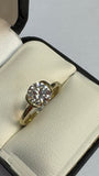 BWJ - 9ct Yellow Gold Certificated 1.50ct  F VS  Lab Grown Diamond Semi Rub Set Solitaire Ring