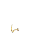 Brent Weatherall Jeweller - 18ct Yellow Gold Diamond Nose Stud