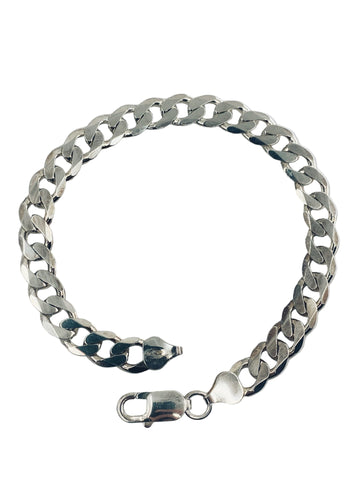 Brent Weatherall - Sterling Silver Hammered Curb Chain Bracelet