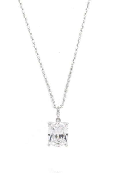 Georgini - Sydney Soirée Elaine Cushion Cut Pendant Silver