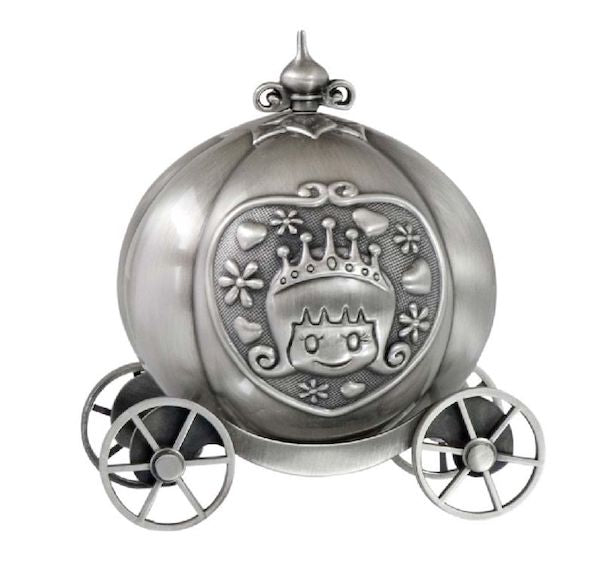 Money Box - Princess Carriage Pewter