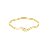 Rosefield Jewellery - Marquise Wave Bangle