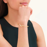 Rosefield Jewellery - Marquise Wave Bangle
