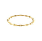 Rosefield Jewellery - Statement Bamboo Bangle Gold