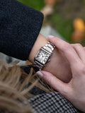 Jacques Du Manoir - Emily 22x19mm Two-hands Silver-tone White dial Stainless Steel Swiss Watch