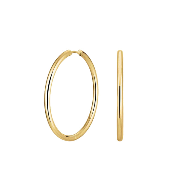 Rosefield Jewellery - Fine Big Hoops Gold
