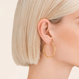 Rosefield Jewellery - Fine Big Hoops Gold