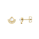 Rosefield Jewellery - Pearl Halo Studs
