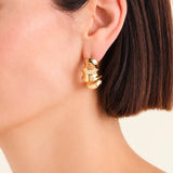 Rosefield Jewellery - Statement Earrings Bamboo