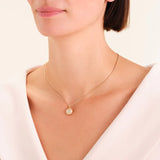 Rosefield Jewellery - Bold Solitary Coin Necklace Gold