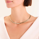 Rosefield Jewellery - Large Snake Necklace Gold