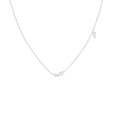 Rosefield Jewellery - Mixed Crystals Necklace Silver
