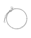 Rosefield Jewellery - TOC Triple Crystal Dot Silver Bracelet
