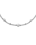 Rosefield Jewellery - TOC Triple Crystal Dot Silver Bracelet