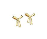 Karen Walker - Bow Studs Gold Plated