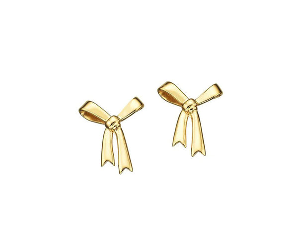 Karen Walker - Bow Studs Gold Plated