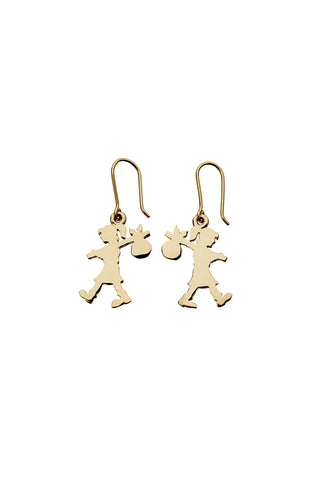 Karen Walker - Runaway Girl Earrings Gold Plated
