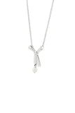 Karen Walker - Pearl Bow Necklace Sterling Silver