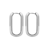 Najo - Elemental Hoop Earrings Silver