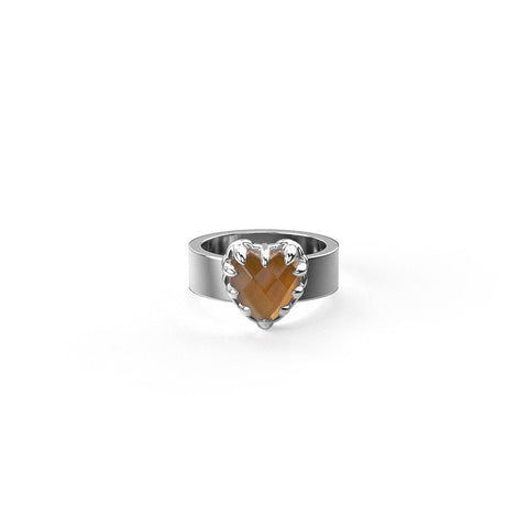 Stolen Girlfriends Club - Love Claw Ring Citrine
