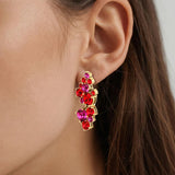 Dyrberg Kern - Marigold Gold Statement Earrings
