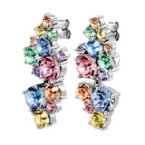 Dyrberg Kern - Marigold Shiny Silver Earrings Pastel