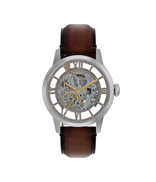 Fossil - Townsman Automatic Brown Leather Watch