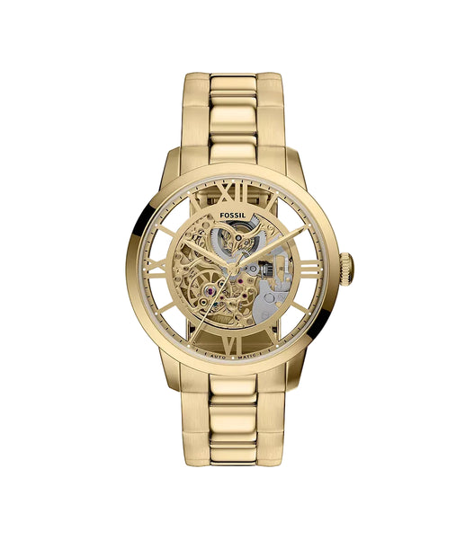 Fossil - Townsman Automatic Gold-Tone Stainless Steel Watch