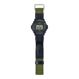 Casio - Digital Velcro Band watch Green & Black