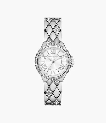 Michael Kors - Camille Three-Hand Stainless Steel Watch