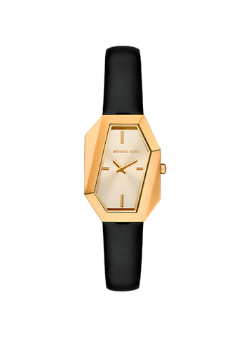 Michael Kors - Suri Gold-Tone and Leather Watch