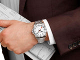 Mondaine - Numeri Quartz Watch With White Dial 42 mm