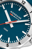 Mondaine - Numeri Blue Silicone Dial