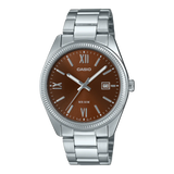 Casio - Gents Analogue Watch with Brown Face