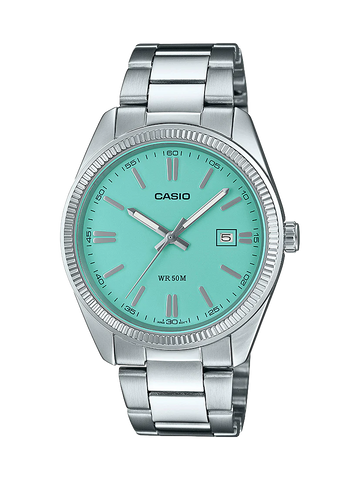 Casio - Analogue Pastel Blue Watch