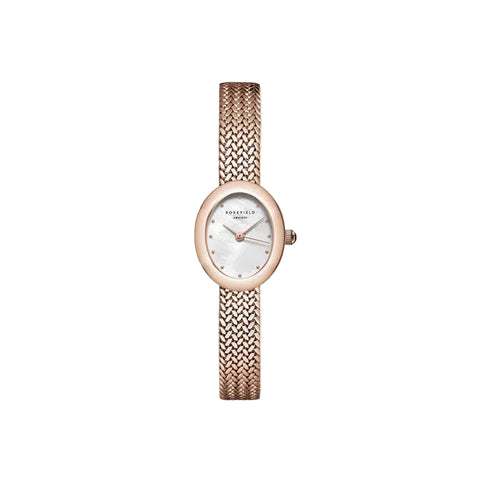Rosefield Watch - Mini Oval Rose Gold