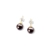 Fabuleux Vous - Perle Mocha 10mm Glass Pearl Earrings