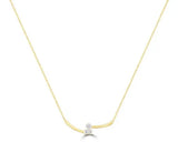 Brent Weatherall - 9ct Yellow Gold & 0.05ct Diamond Necklace