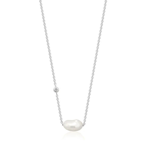 Ania Haie - Pearl Necklace Sterling Silver