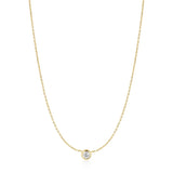 Ania Haie - Glimmer Solitaire Necklace Gold Plate