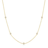 Ania Haie - Classic Bezel Set CZ Necklace Gold Plate