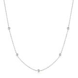 Ania Haie - Bezel Set CZ Necklace Sterling Silver