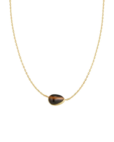 Ania Haie - Wanderer Tiger's Eye Necklace Gold Plate