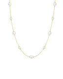 Ania Haie - Fairy Alternating Shell Pearl Necklace Gold Plate