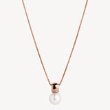 Najo - Idyll Pearl Necklace Rose Gold