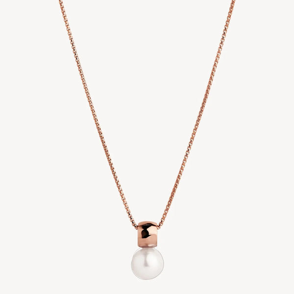 Najo - Idyll Pearl Necklace Rose Gold